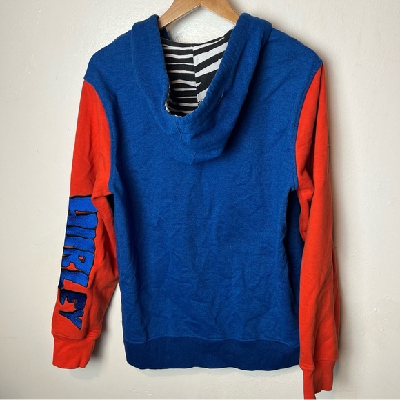 Hurley Signature Rat Yeah Buddy Blue Red Full Zip Hoodie Sweatshirt Men’s Large - Picture 8 of 9